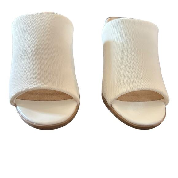 Easy Street Carmella Stretch Block Heeled Mule Open Toe NEW Size 6 WIDE - Picture 5 of 11